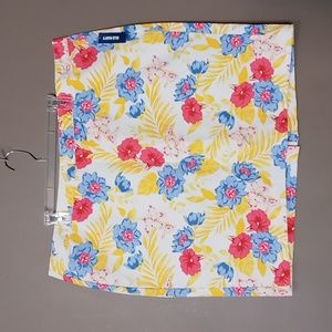 Old Navy Bright Flowered Midi Skirt Size 20 NWT